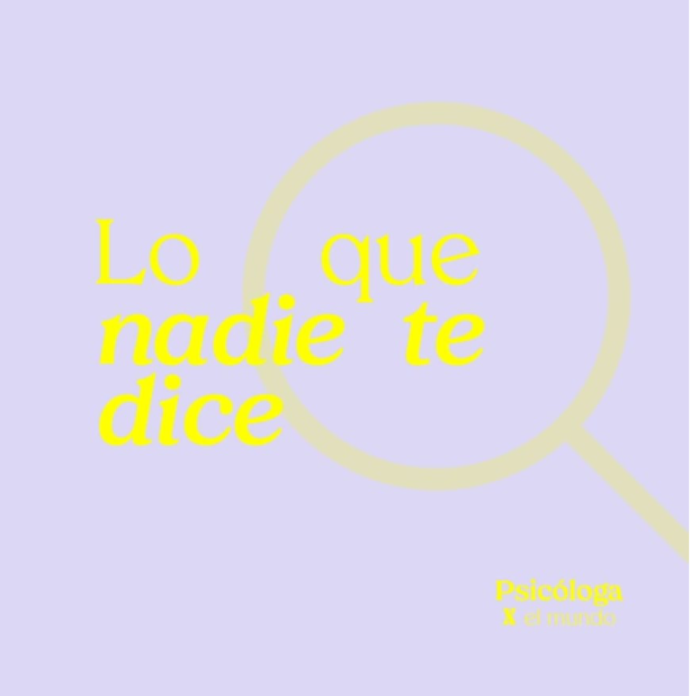 Lo que nadie te dice